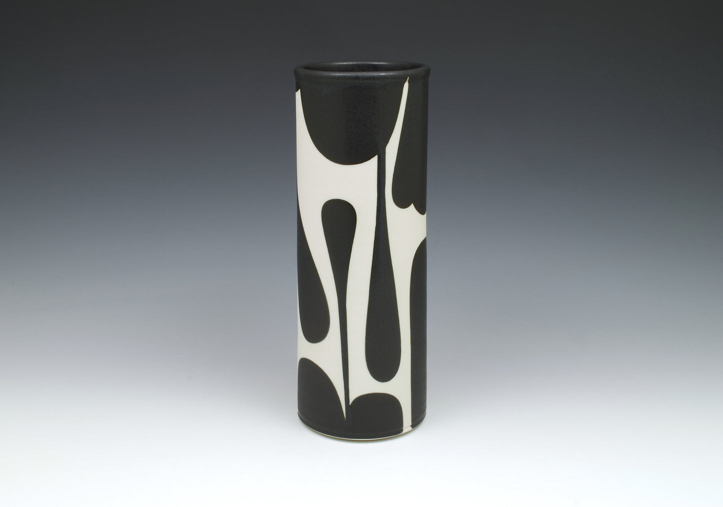 29. B/W Cylinder Vase