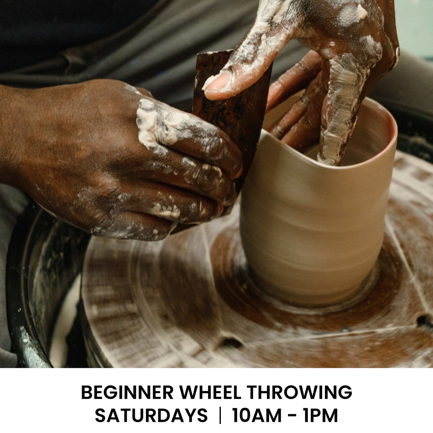 Beginner Wheel Throwing - Saturday AM
