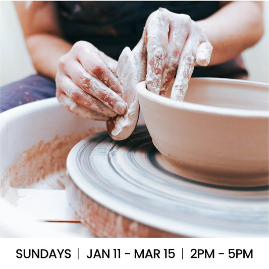 Wheel-y Beginners: Intro to Wheel Throwing (Sunday)