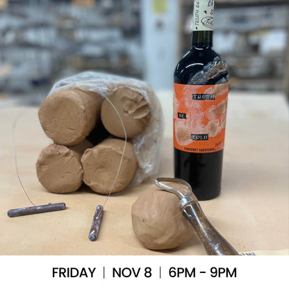 Booze and Build Handbuilding Clay Night 11/8