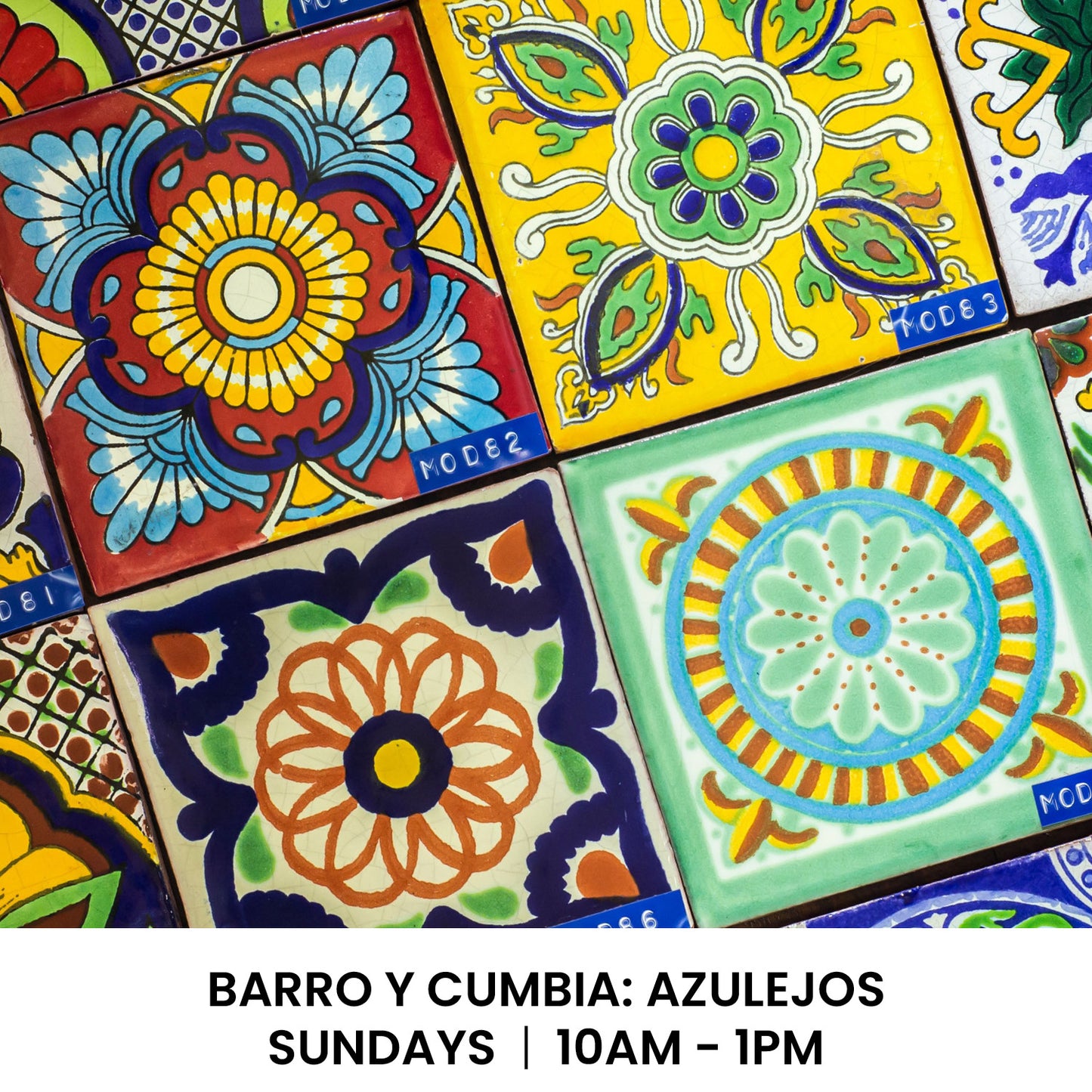 Barro y Cumbia: Azulejos
