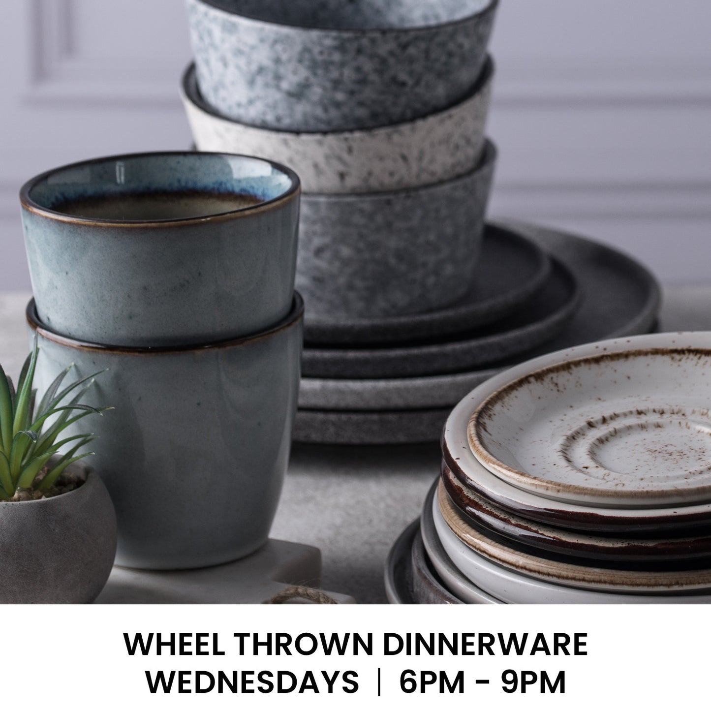 Wheel Thrown Dinnerware