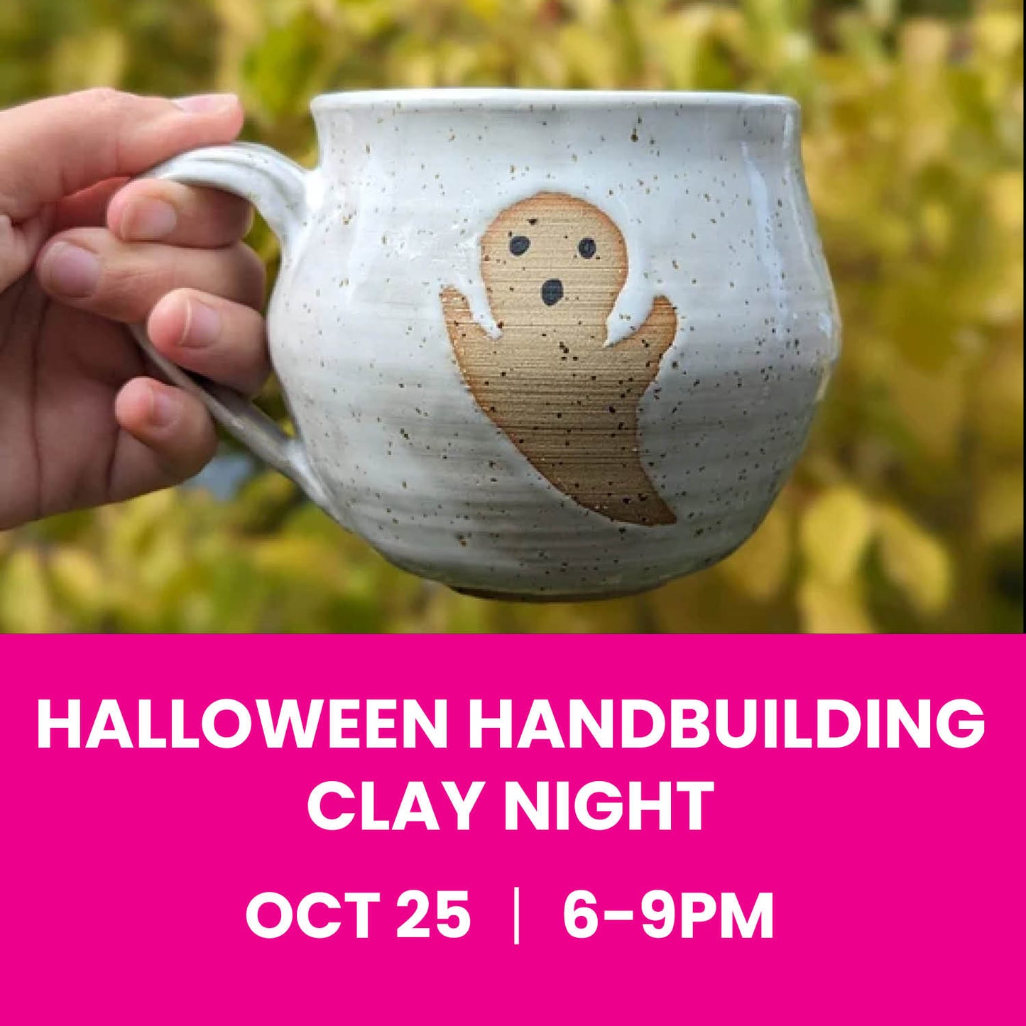 Halloween Handbuilding Clay Night 10/25