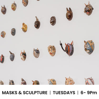 Hand Building Masks & Wall Hanging Sculpture