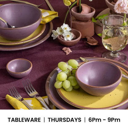 Wheel Throwing: Tableware