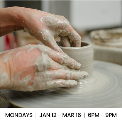 Wheel-y Beginners: Intro to Wheel Throwing (Monday)