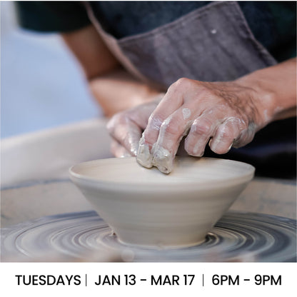 Wheel-y Beginners: Intro to Wheel Throwing (Tuesday)
