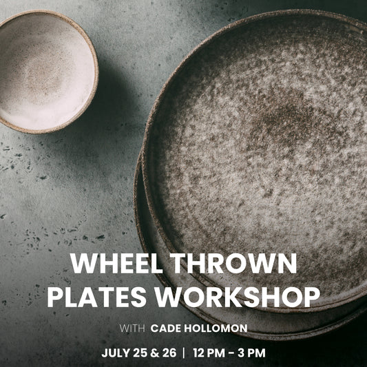 Wheel Thrown Plates Workshop