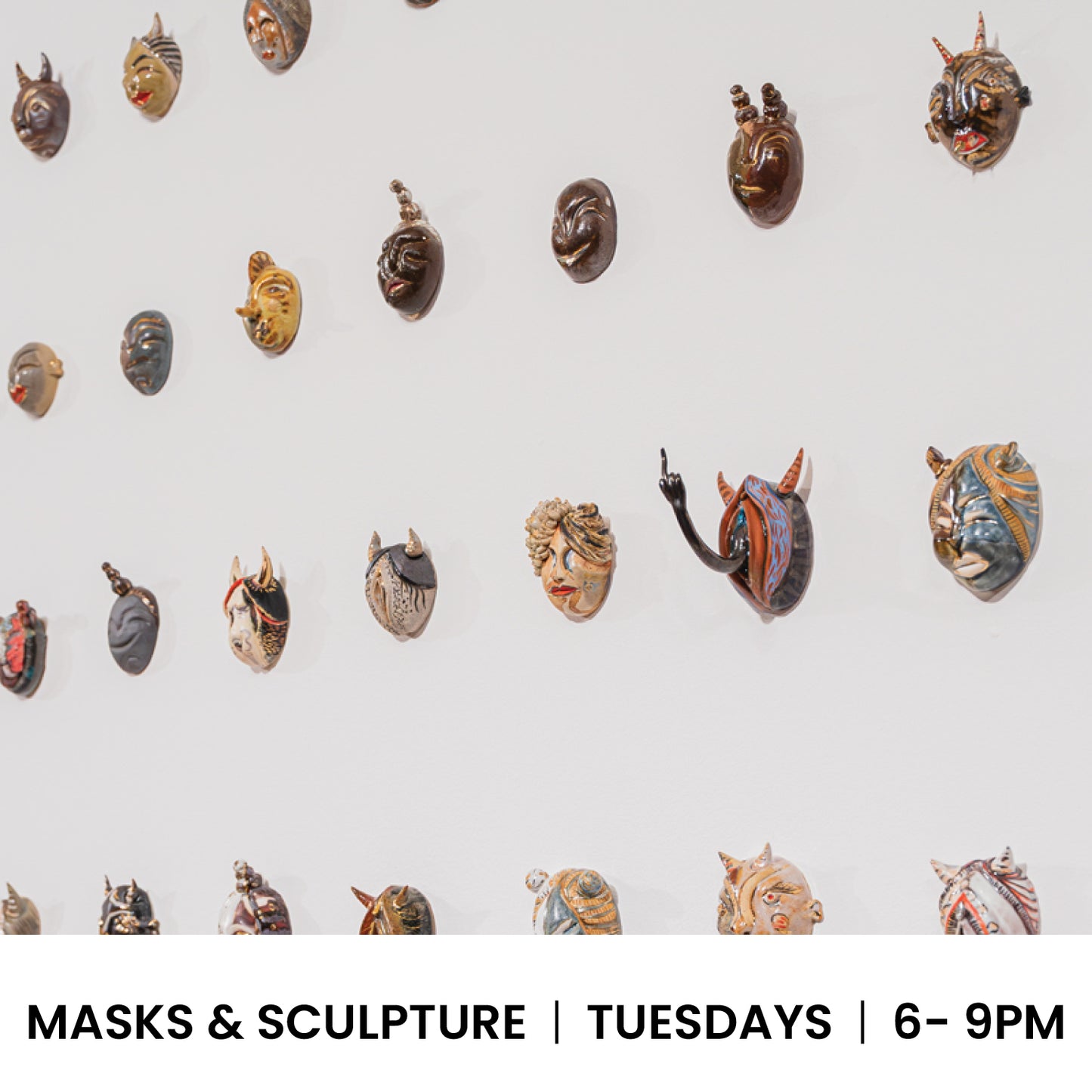 Hand Building Masks & Wall Hanging Sculpture